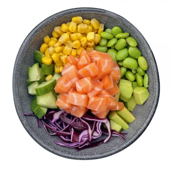 Поке с лососем