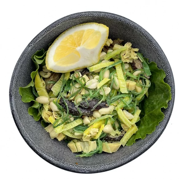 Чука с соевой спаржей Чука с соевой спаржей