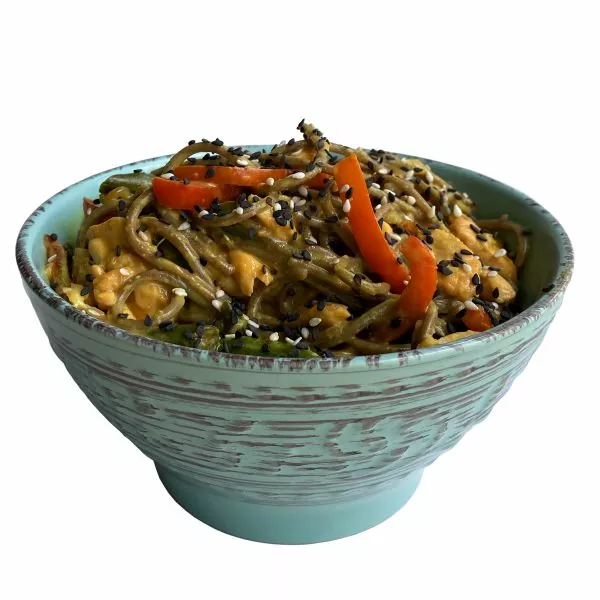 Сливочная соба с лососем Сливочная соба с лососем